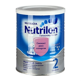 Нутрилон 2 смесь молоч г/аллерг от 6мес 400г (Нутриция)