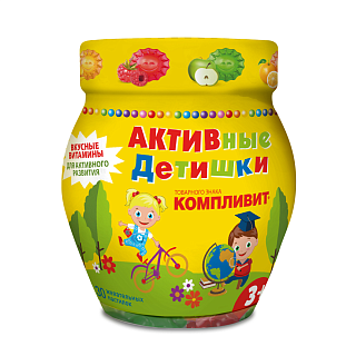 Компливит Активные Детишки паст жев N30 (ОТИСИ) Компливит Активные Детишки паст жев N30 (ОТИСИ)