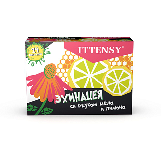 Иттенси Эхинацея вкус мёд+лимон пастил N24 (Юник Фармасьютикал)