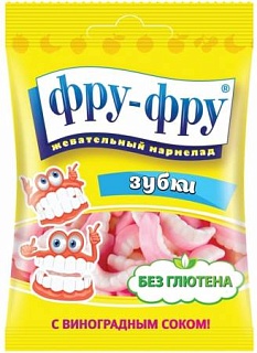 Мармелад Фру-Фру Зубки 30г (Сладкая Сказка)