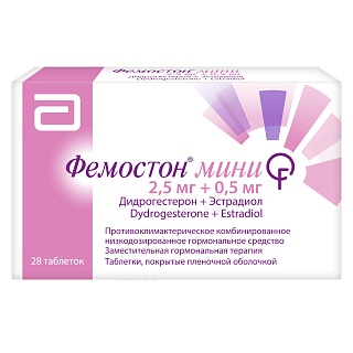 Фемостон мини таб 2,5мг+0,5мг N28 (Эбботт)
