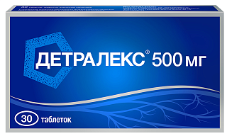 Детралекс таб п/пл/о 500мг N30 (Сервье)