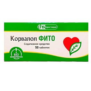 Корвалол Фито таб N50 (Фармстандарт МНН)