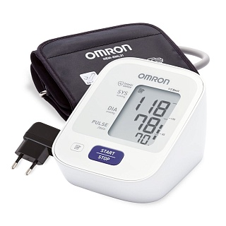 Омрон Тонометр M2 Basic адаптер+универс манжета (HEM-7121-ALRU) (Омрон)