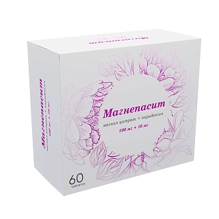 Магнепасит таб п/пл/о 100мг+10мг N60 (Озон)