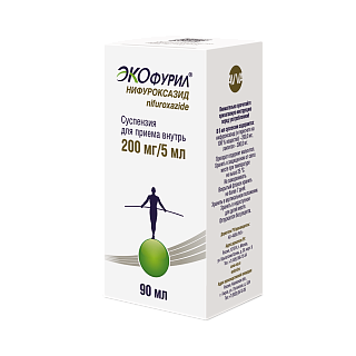 Экофурил сусп д/пр внутр 200мг/5мл 90мл (Авва-Рус)
