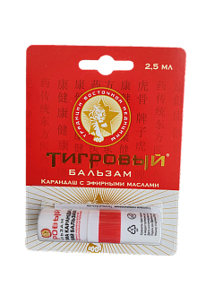 Тигровый бальзам карандаш 2,5г (Валента)