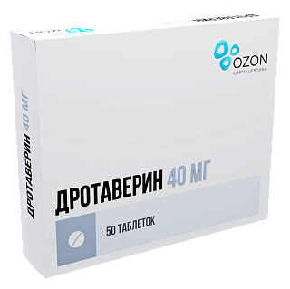 Дротаверин таб 40мг N50 (Озон)