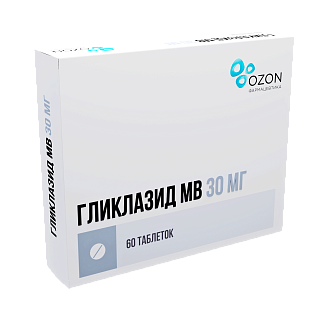 Гликлазид-МВ таб 30мг N60 (Озон)