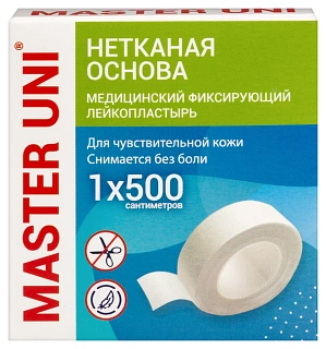 Мастер Юни лейкопласт неткан осн 1х500см (Фармлайн)