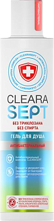 Клерасепт гель д/душа антибакт 200мл (СвиссФарм)