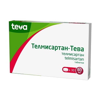 Телмисартан-Тева таб 80мг N30 (Тева)