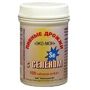 Дрожжи пивные селен 0,45г N100 (Свободный-20)