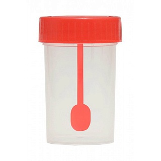 Контейнер д/биомат с ложкой 60мл (Литопласт)