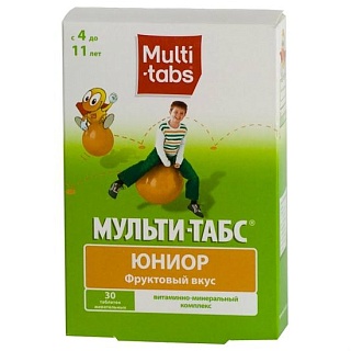 Мульти-табс Юниор фрукты N60(Ферросан)