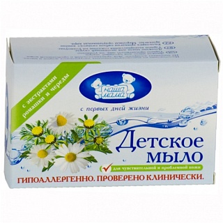 Наша мама Мыло детское Череда с ромашкой 100г (Наша Мама)