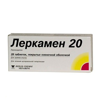 Леркамен таб 20мг N28 (Берлин)