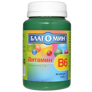 Благомин-ВитВ6 Пиридоксин капс N90 (РИАПанда)