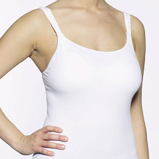 Майка топ бел р-р S(Медела)